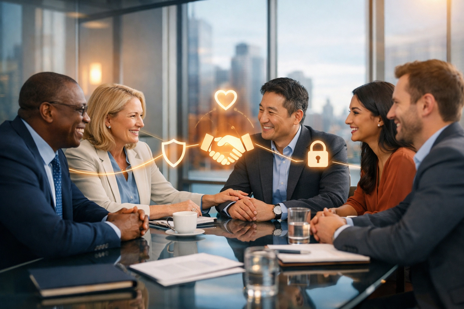 Des professionnels B2B créent des liens émotionnels via des conversations d'affaires significatives