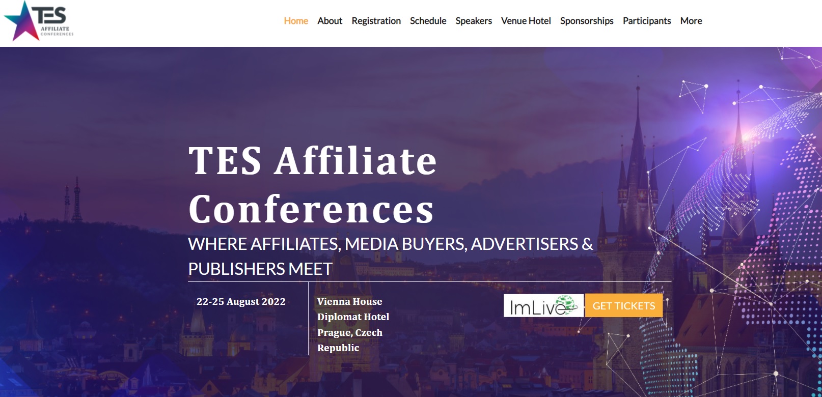TES Affiliate Conference homepage