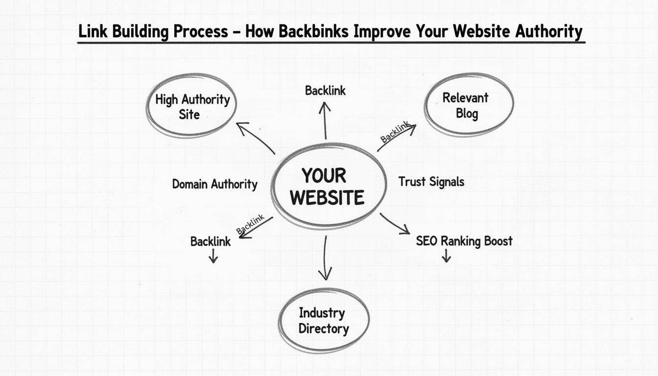 Processus de Link Building – Comment les backlinks améliorent l'autorité d'un site web