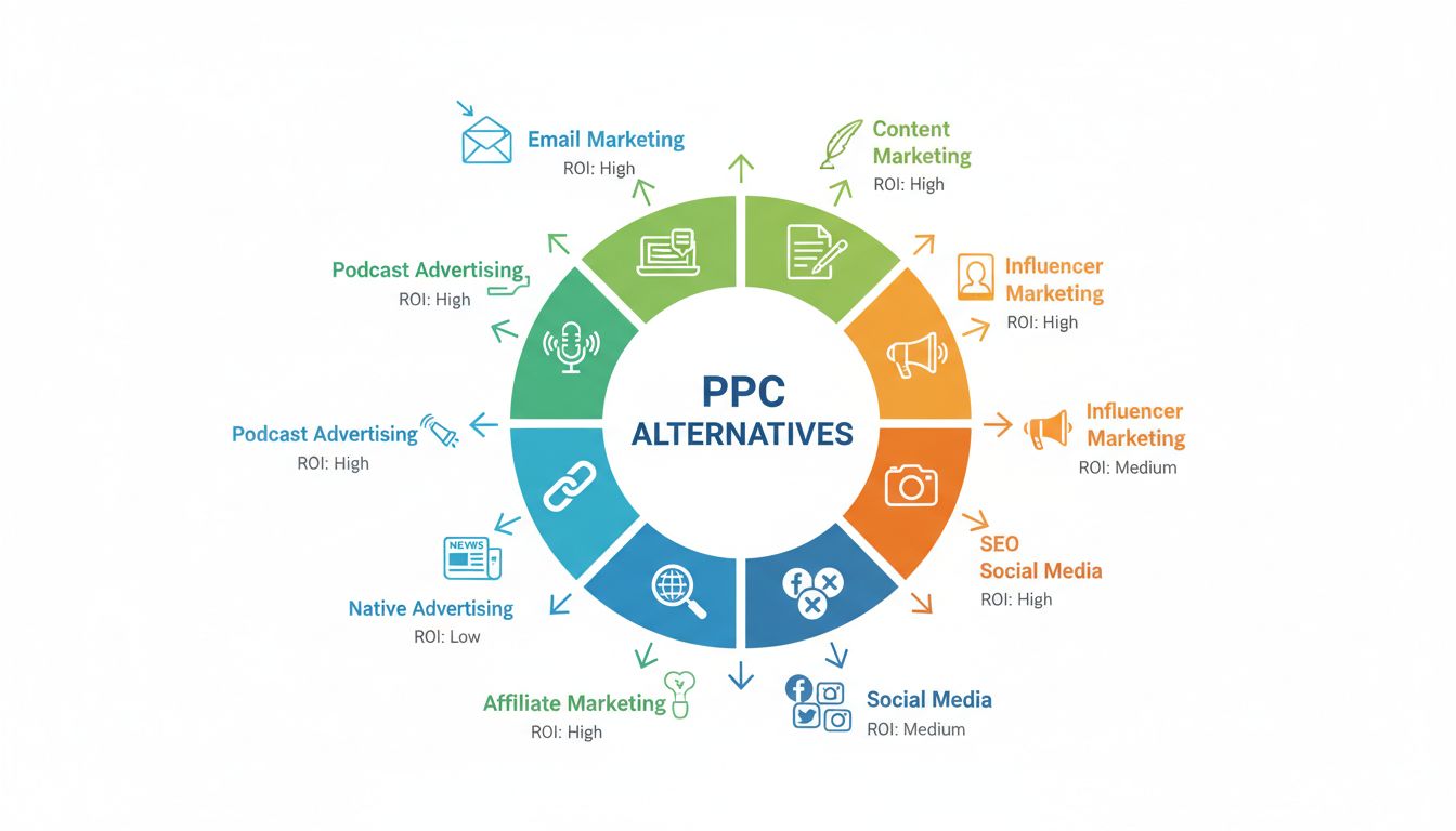 Quelles sont les meilleures alternatives à la publicité PPC ? Guide complet 2025