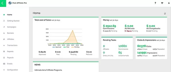 Post Affiliate Pro theme - August