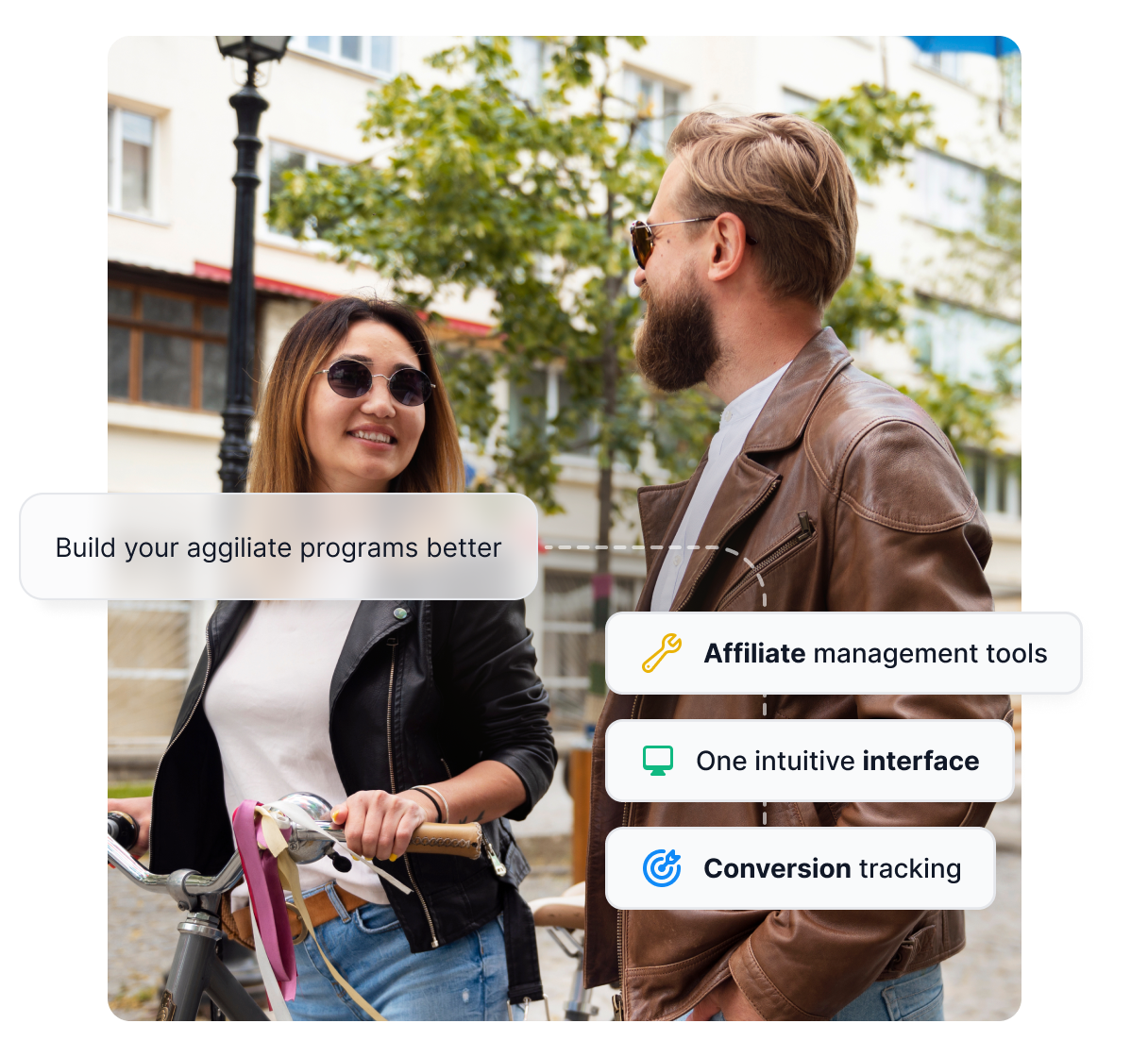 Capture d'écran du tableau de bord Post Affiliate Pro avec une vue d'ensemble et des statistiques.