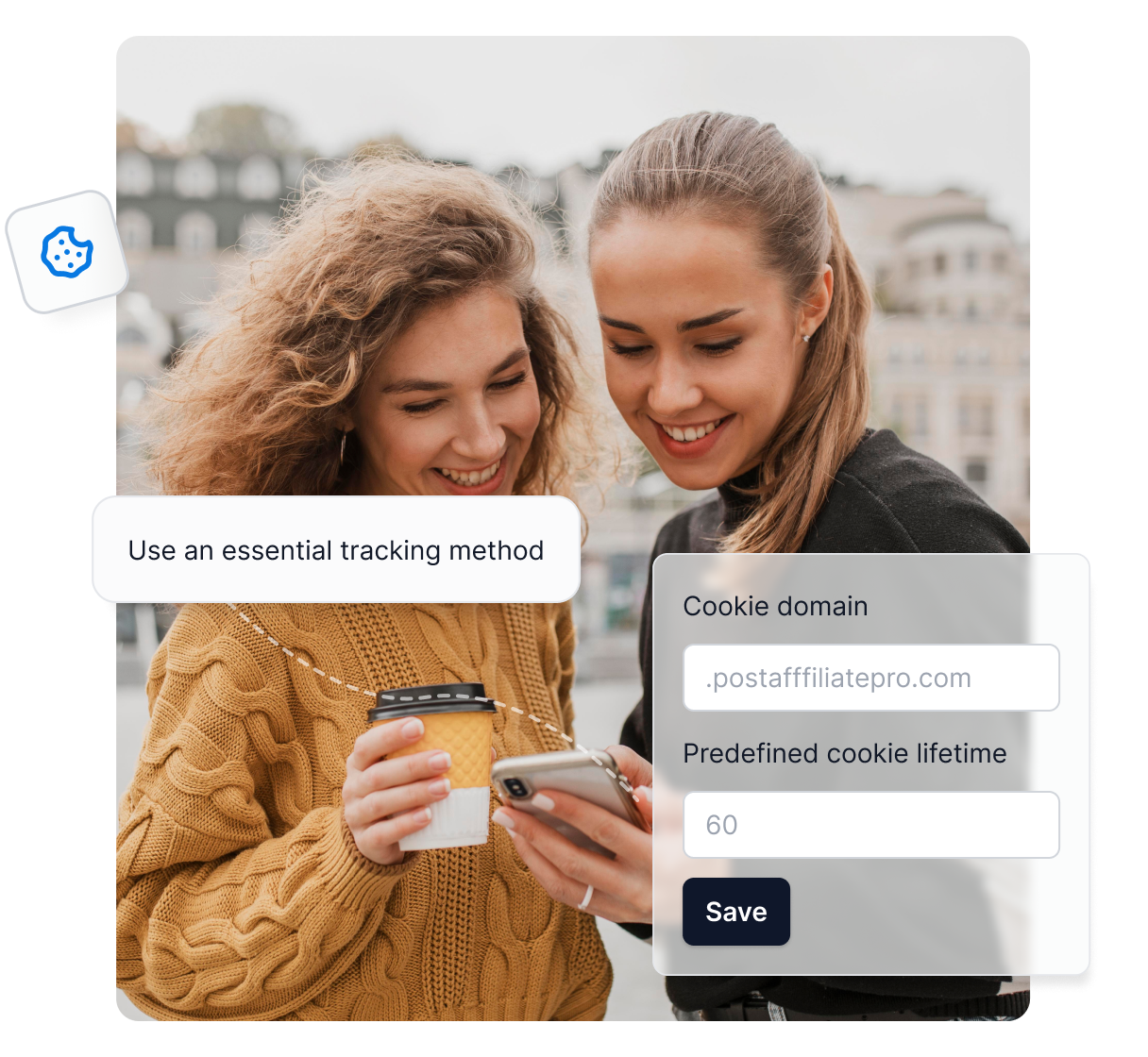 Une infographie illustrant les domaines dans lesquels Post Affiliate Pro peut vous aider, tels que l'identification de l'audience, la création de structures de commissions, et plus encore.