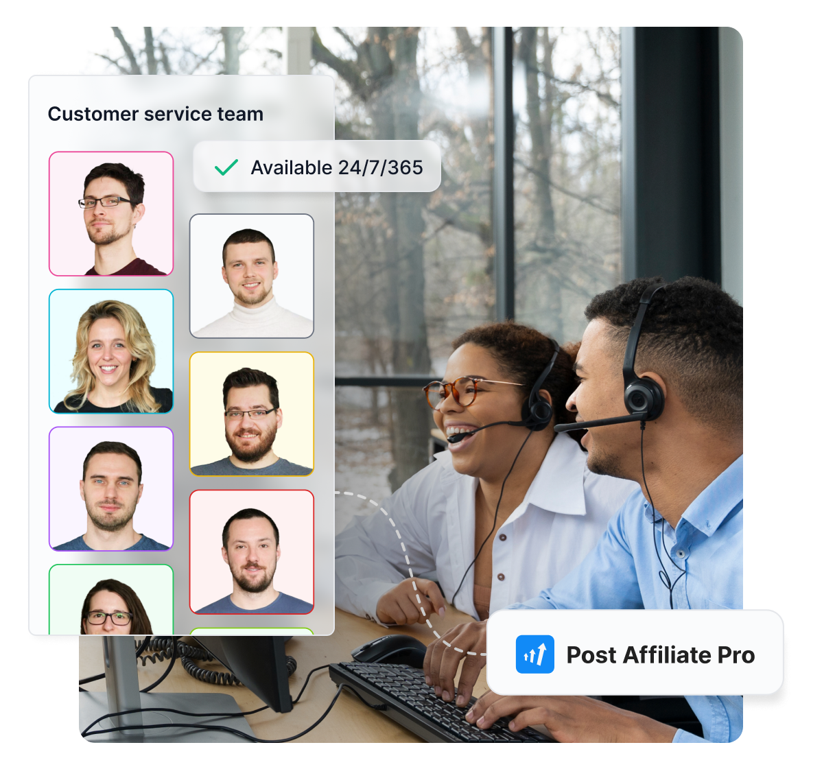 Rencontrez notre équipe de support client. Nous sommes disponibles 24/7/365 par mail, chat et forums.