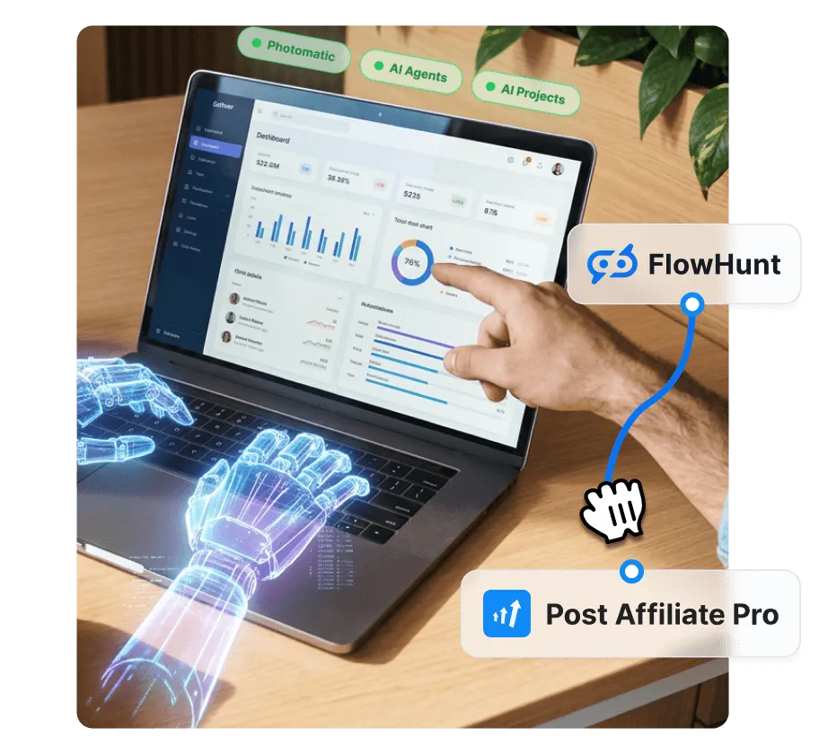Configuration IA complète gérée pour les clients PostAffiliatePro — analyse gratuite, configuration et formation du personnel